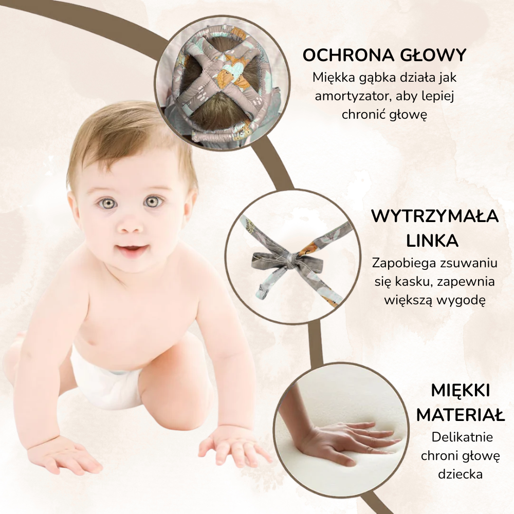 LuloKask™ - Miękki kask ochronny dla dziecka