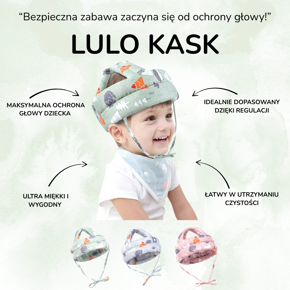 LuloKask™ - Miękki kask ochronny dla dziecka