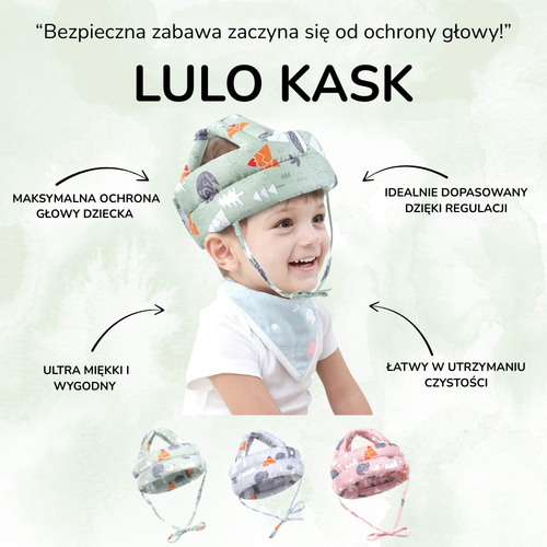 LuloKask™ - Miękki kask ochronny dla dziecka
