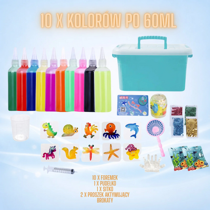 LuloAquaStworki™ - Kreatywny zestaw do tworzenia wodnych stworków
